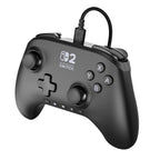 PowerA Advanced Wired Controller with hall effect modules for Nintendo Switch 2  (Black)